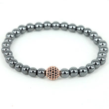 Laden Sie das Bild in den Galerie-Viewer, 2019 Hematite Bracelet Charm Stretchy
