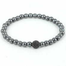 Laden Sie das Bild in den Galerie-Viewer, 2019 Hematite Bracelet Charm Stretchy