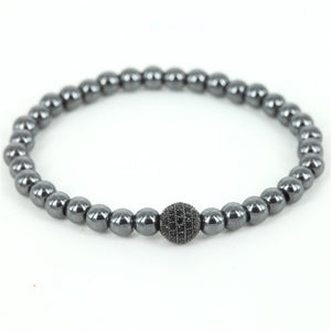2019 Hematite Bracelet Charm Stretchy