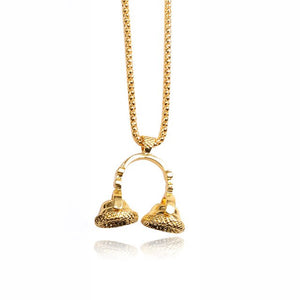 Music Stereoscopic Microphone Necklaces