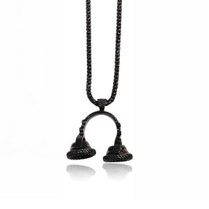 Music Stereoscopic Microphone Necklaces