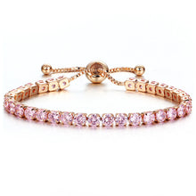 Laden Sie das Bild in den Galerie-Viewer, Tennis Bracelet felet &amp; Bangle Gold Silver Color