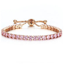 Laden Sie das Bild in den Galerie-Viewer, Tennis Bracelet felet &amp; Bangle Gold Silver Color