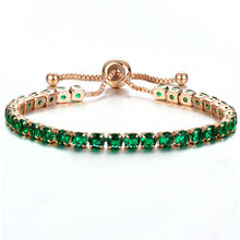Laden Sie das Bild in den Galerie-Viewer, Tennis Bracelet felet &amp; Bangle Gold Silver Color