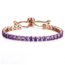 Laden Sie das Bild in den Galerie-Viewer, Tennis Bracelet felet &amp; Bangle Gold Silver Color