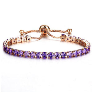 Tennis Bracelet felet & Bangle Gold Silver Color