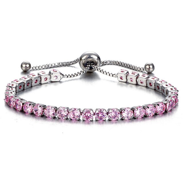 Tennis Bracelet felet & Bangle Gold Silver Color