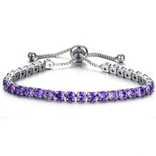 Laden Sie das Bild in den Galerie-Viewer, Tennis Bracelet felet &amp; Bangle Gold Silver Color