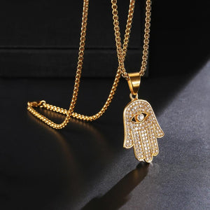 Necklace  316L Stainless Steel Gold Color  Religion