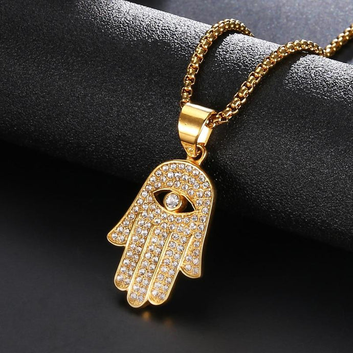 Necklace  316L Stainless Steel Gold Color  Religion
