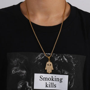 Necklace  316L Stainless Steel Gold Color  Religion