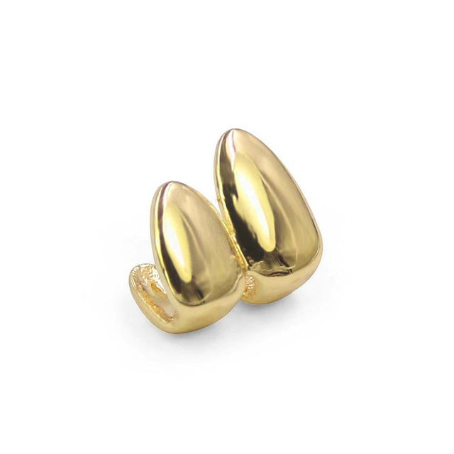Dental Cover Gold  Two Fangs Vampire Fangs Teeth