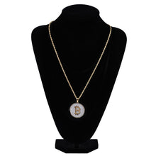 Laden Sie das Bild in den Galerie-Viewer, Bitcoint 24K Gold Plated AAA Cubic Zirconia