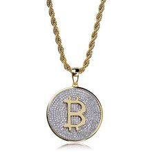 Laden Sie das Bild in den Galerie-Viewer, Bitcoint 24K Gold Plated AAA Cubic Zirconia