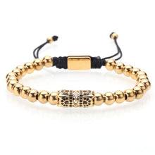Laden Sie das Bild in den Galerie-Viewer, My bracelet stainless steel beads/gold/luxury/charms custom