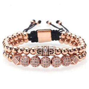 My bracelet stainless steel beads/gold/luxury/charms custom
