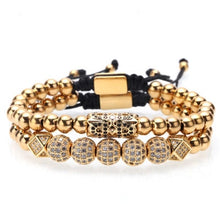 Laden Sie das Bild in den Galerie-Viewer, My bracelet stainless steel beads/gold/luxury/charms custom