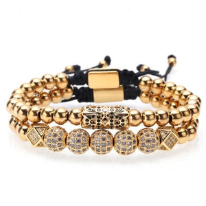 My bracelet stainless steel beads/gold/luxury/charms custom