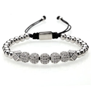 My bracelet stainless steel beads/gold/luxury/charms custom