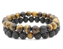 Laden Sie das Bild in den Galerie-Viewer, 8mm Lava Beads Braslet For Men