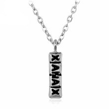 Laden Sie das Bild in den Galerie-Viewer, Fashion XANAX Letter Gold Small Pendant Necklace Unisex Pill Necklaces &amp; Pendants Women Men Gold Silver Long Chain Necklace Gift
