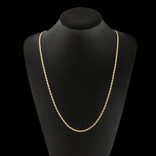 Laden Sie das Bild in den Galerie-Viewer, Gold silver Color Flat snake Link Chain
