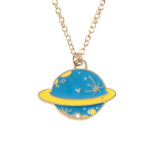 Laden Sie das Bild in den Galerie-Viewer, Cute Necklace Universe Planet Rocket Astronaut Necklace